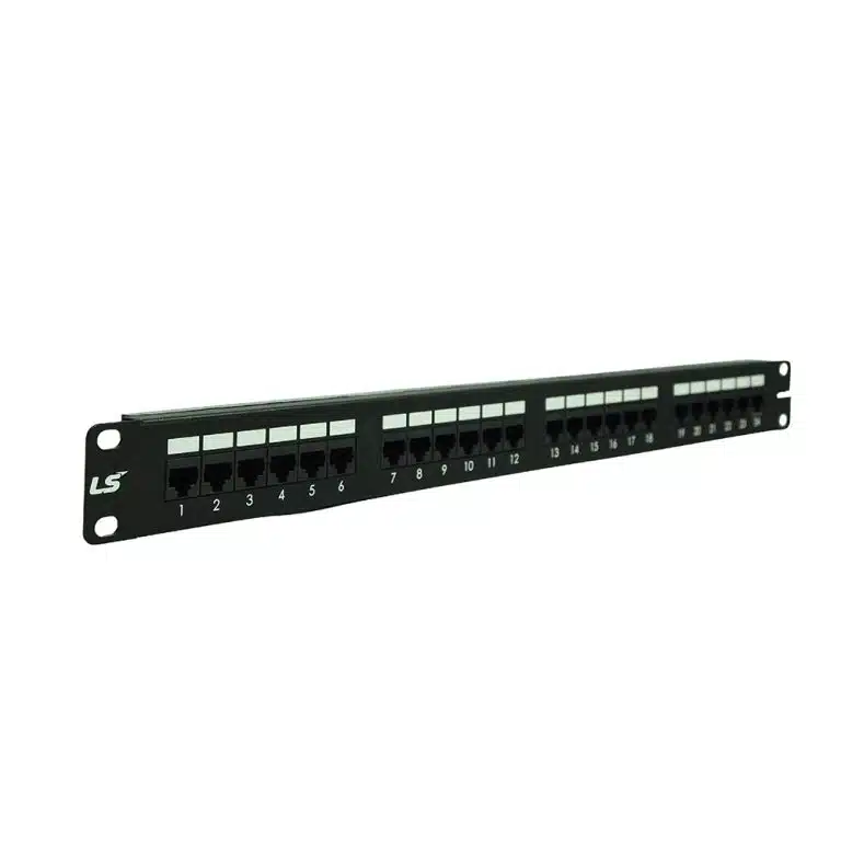 PATCH PANEL 24 PUERTOS ALTA DENSIDAD CAT5E