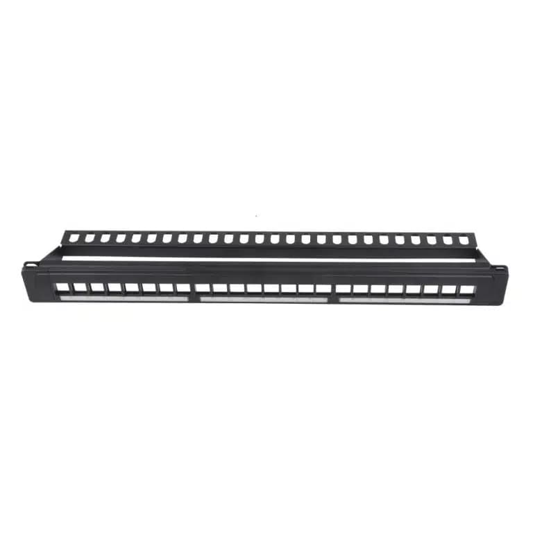 PLACA PATCH 24 PUERTOS (VACIA) BLINDADA