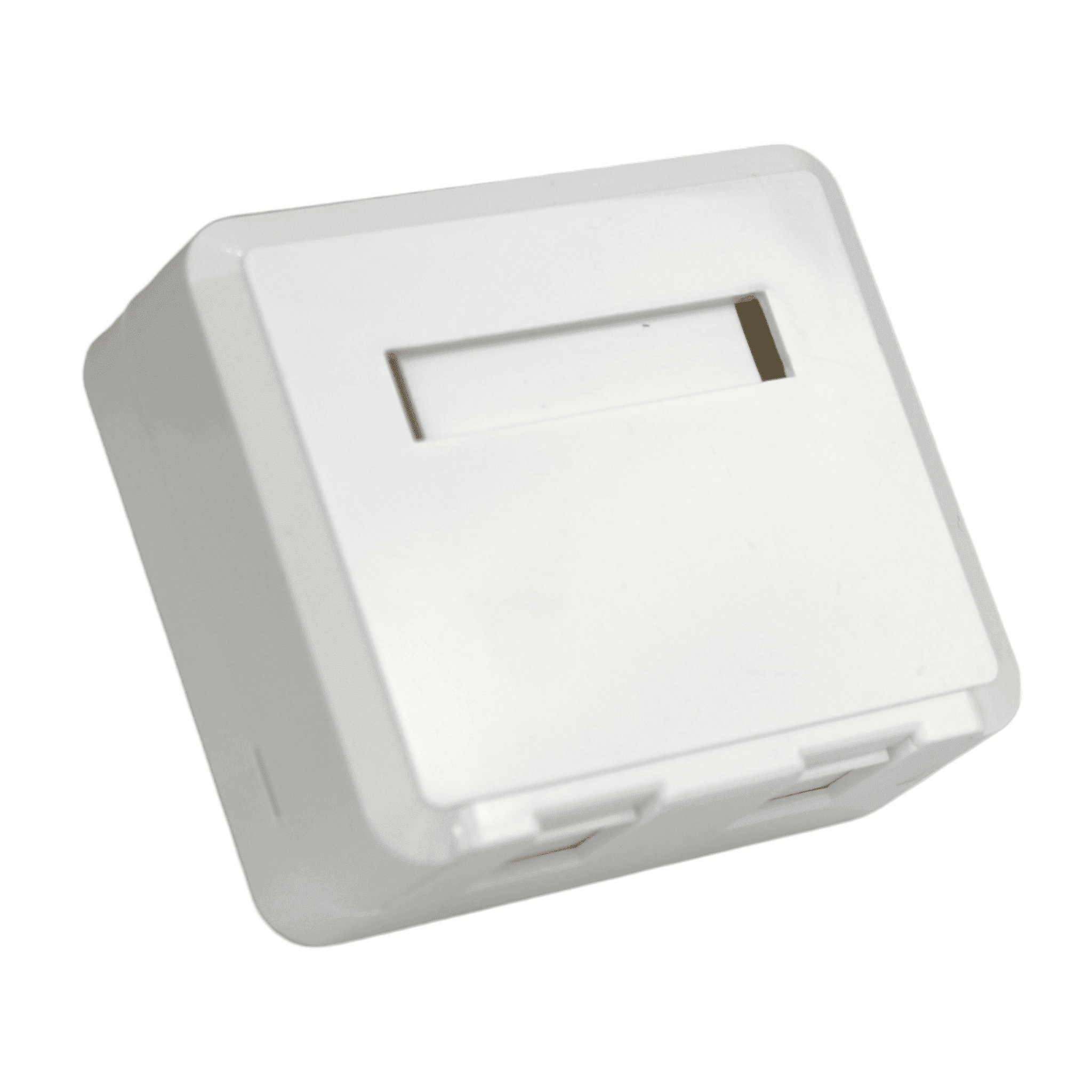 CAJA/ROSETA SOBREPUESTA 2 PUESTOS