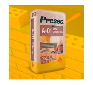 Mortero pega albañilería normal A01 predosificado 25 kg