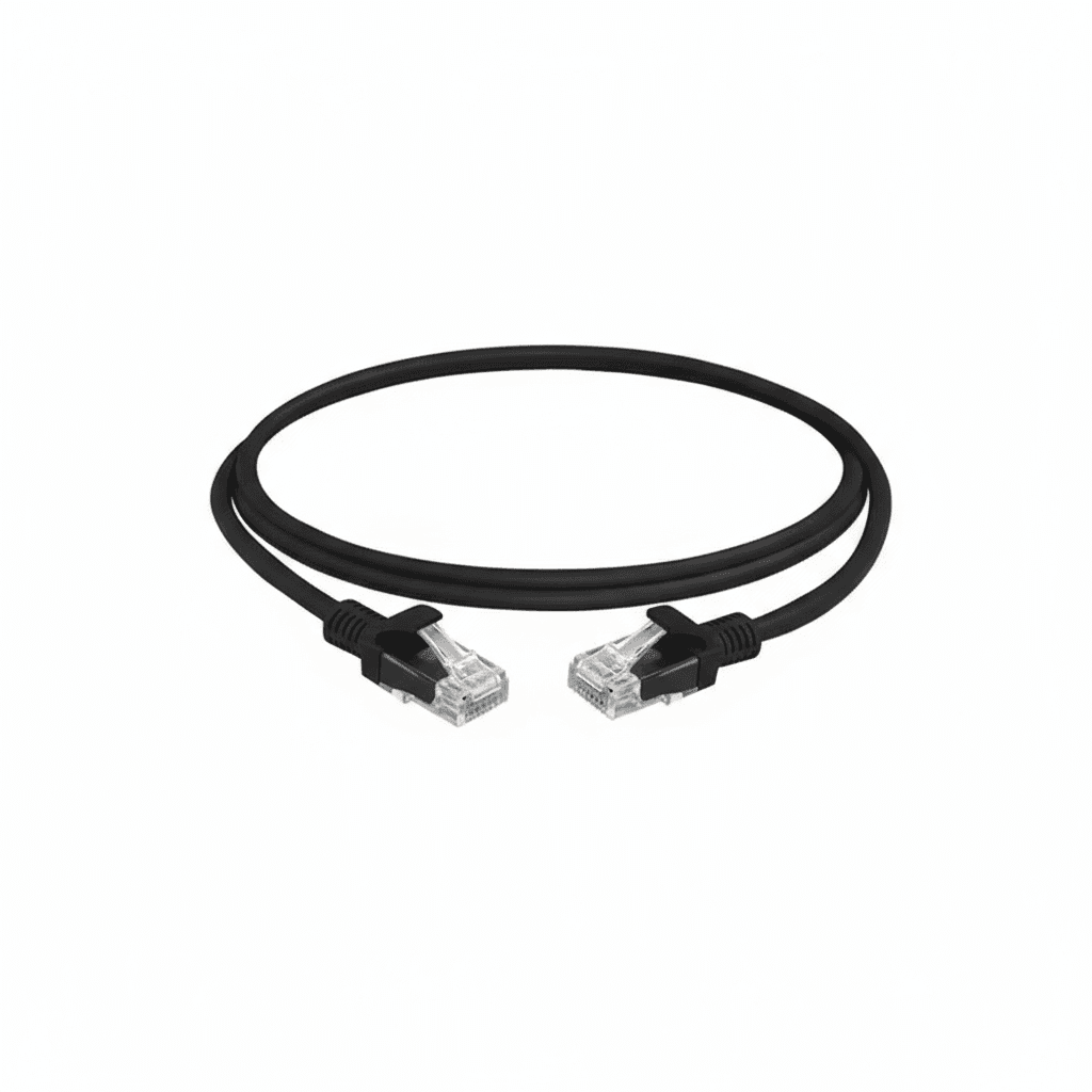 PATCH CORD UTP 4P CAT 6 4 MT NEGRO L