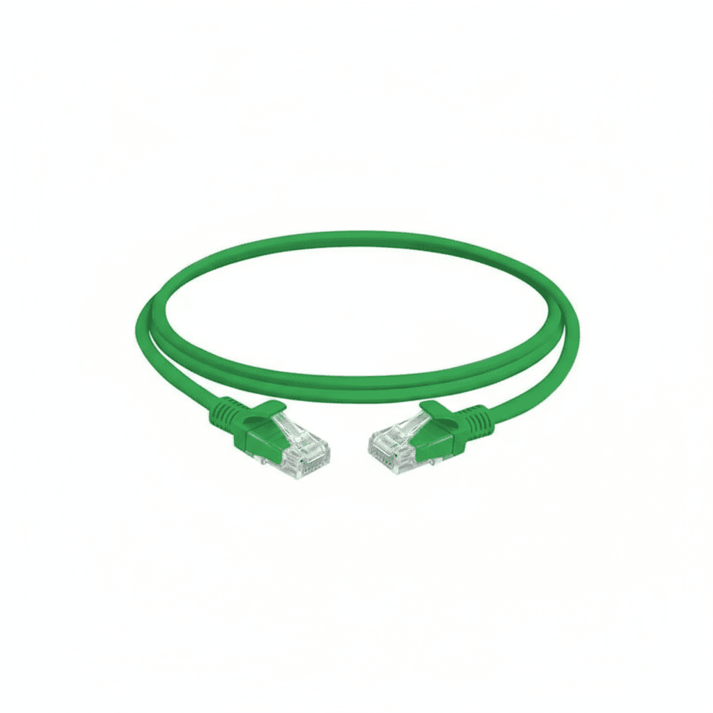 PATCH CORD UTP 4P CAT 6 1 MT VERDE LSZH