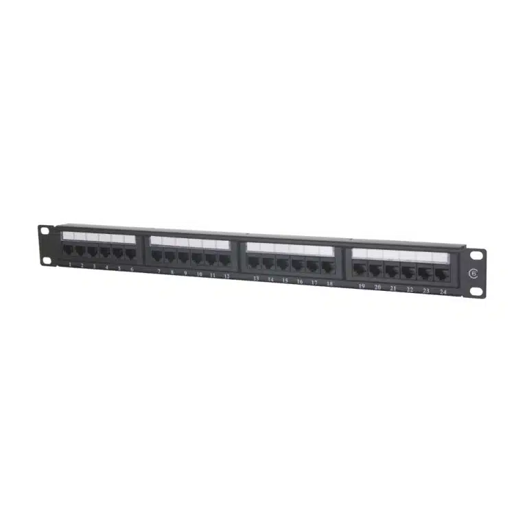 PATCH PANEL 24 PUERTOS CAT6 1U